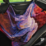 Colorful Horse Portrait Print Pet Car Back Seat Cover