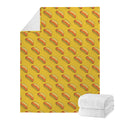 Colorful Hot Dog Pattern Print Blanket