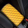 Colorful Hot Dog Pattern Print Car Center Console Cover