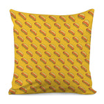 Colorful Hot Dog Pattern Print Pillow Cover