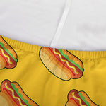 Colorful Hot Dog Pattern Print Sofa Cover