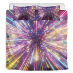 Colorful Hyperspace Print Duvet Cover Bedding Set