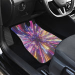 Colorful Hyperspace Print Front Car Floor Mats