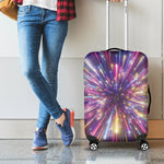 Colorful Hyperspace Print Luggage Cover