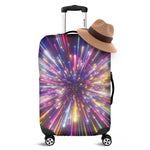 Colorful Hyperspace Print Luggage Cover