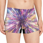 Colorful Hyperspace Print Men's Boxer Briefs