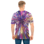 Colorful Hyperspace Print Men's T-Shirt