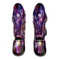 Colorful Hyperspace Print Muay Thai Shin Guards