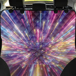 Colorful Hyperspace Print Pet Car Back Seat Cover