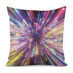 Colorful Hyperspace Print Pillow Cover