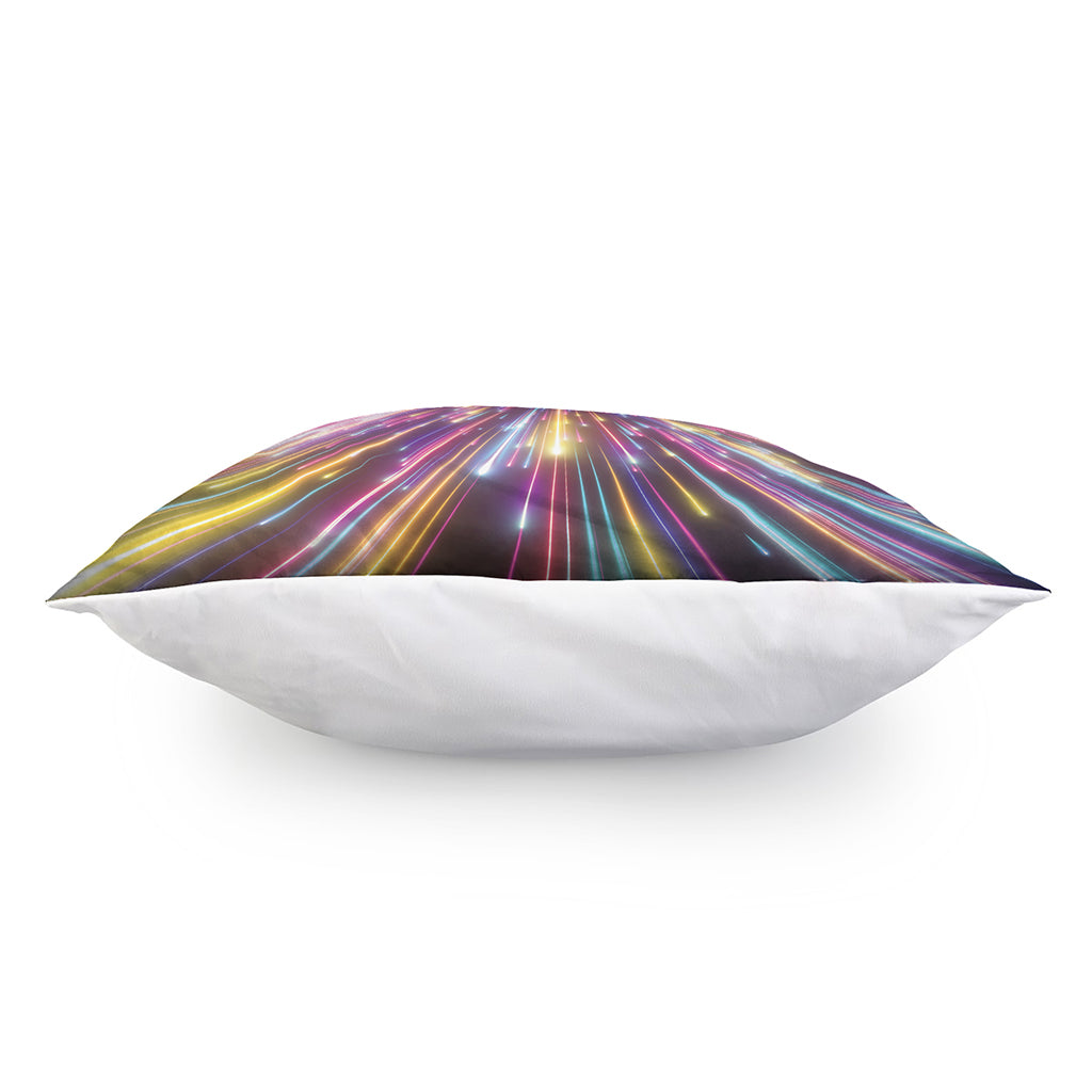 Colorful Hyperspace Print Pillow Cover