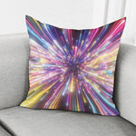 Colorful Hyperspace Print Pillow Cover