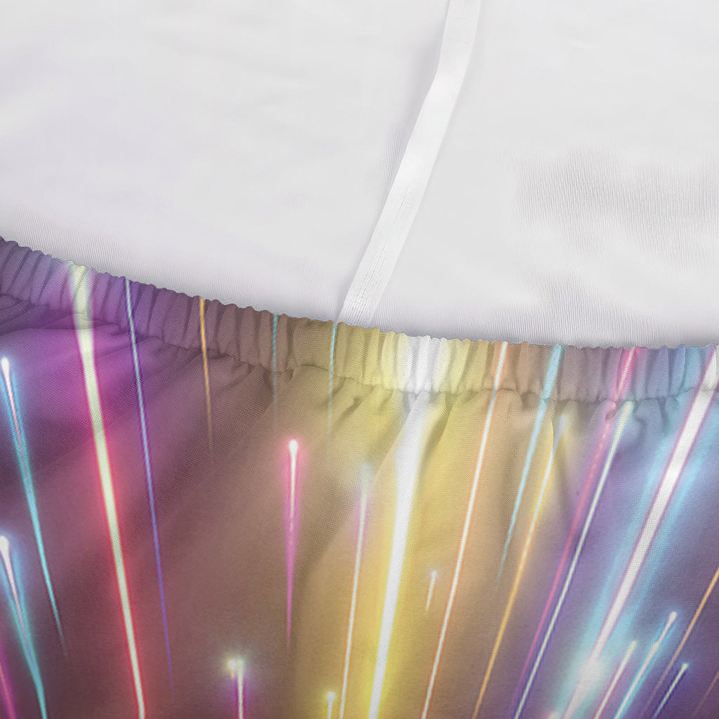 Colorful Hyperspace Print Sofa Cover