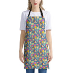 Colorful Ice Cream Pattern Print Apron