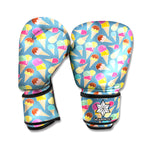 Colorful Ice Cream Pattern Print Boxing Gloves