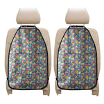 Colorful Ice Cream Pattern Print Car Seat Organizers