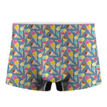Colorful Ice Cream Pattern Print Men's Boxer Briefs
