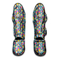 Colorful Ice Cream Pattern Print Muay Thai Shin Guards