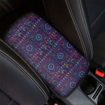 Colorful Indian Elephant Pattern Print Car Center Console Cover