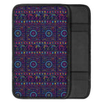 Colorful Indian Elephant Pattern Print Car Center Console Cover