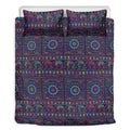 Colorful Indian Elephant Pattern Print Duvet Cover Bedding Set