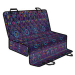 Colorful Indian Elephant Pattern Print Pet Car Back Seat Cover