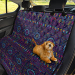 Colorful Indian Elephant Pattern Print Pet Car Back Seat Cover