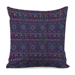 Colorful Indian Elephant Pattern Print Pillow Cover