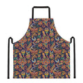 Colorful Indian Paisley Pattern Print Apron