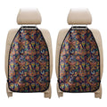 Colorful Indian Paisley Pattern Print Car Seat Organizers