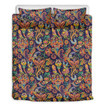 Colorful Indian Paisley Pattern Print Duvet Cover Bedding Set