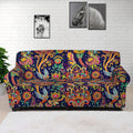 Colorful Indian Paisley Pattern Print Sofa Cover
