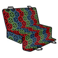 Colorful Japanese Flower Pattern Print Pet Car Back Seat Cover