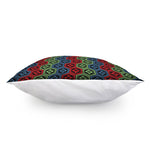 Colorful Japanese Flower Pattern Print Pillow Cover