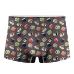 Colorful Japanese Sushi Pattern Print Men's Boxer Briefs