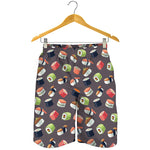 Colorful Japanese Sushi Pattern Print Men's Shorts