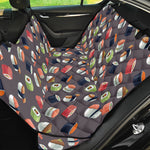 Colorful Japanese Sushi Pattern Print Pet Car Back Seat Cover