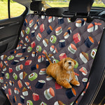 Colorful Japanese Sushi Pattern Print Pet Car Back Seat Cover