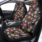 Colorful Japanese Sushi Pattern Print Universal Fit Car Seat Covers