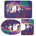 Colorful Joker Why So Serious Print 3 Piece Bath Mat Set
