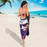 Colorful Joker Why So Serious Print Beach Sarong Wrap
