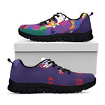 Colorful Joker Why So Serious Print Black Sneakers