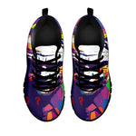 Colorful Joker Why So Serious Print Black Sneakers