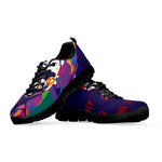 Colorful Joker Why So Serious Print Black Sneakers