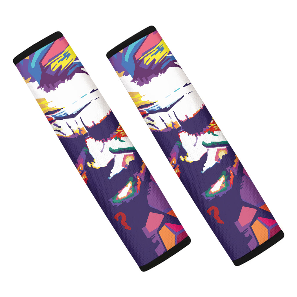 Colorful Joker Why So Serious Print Car Seat Belt Covers