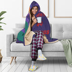 Colorful Joker Why So Serious Print Hooded Blanket
