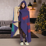 Colorful Joker Why So Serious Print Hooded Blanket