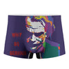 Colorful Joker Why So Serious Print Men's Boxer Briefs