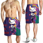 Colorful Joker Why So Serious Print Men's Shorts
