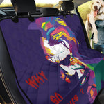 Colorful Joker Why So Serious Print Pet Car Back Seat Cover